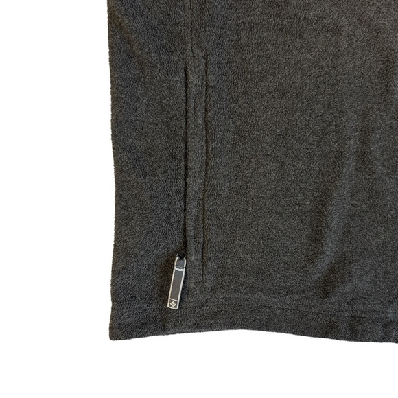 Columbia Men's Charcoal and Black Performance Fleece Zip Jacket. Large #1525 - Picture 4 of 7